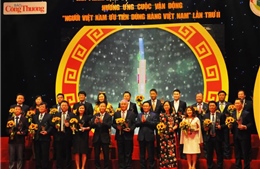 96 doanh nghiệp được trao giải thưởng Thương hiệu Việt tiêu biểu